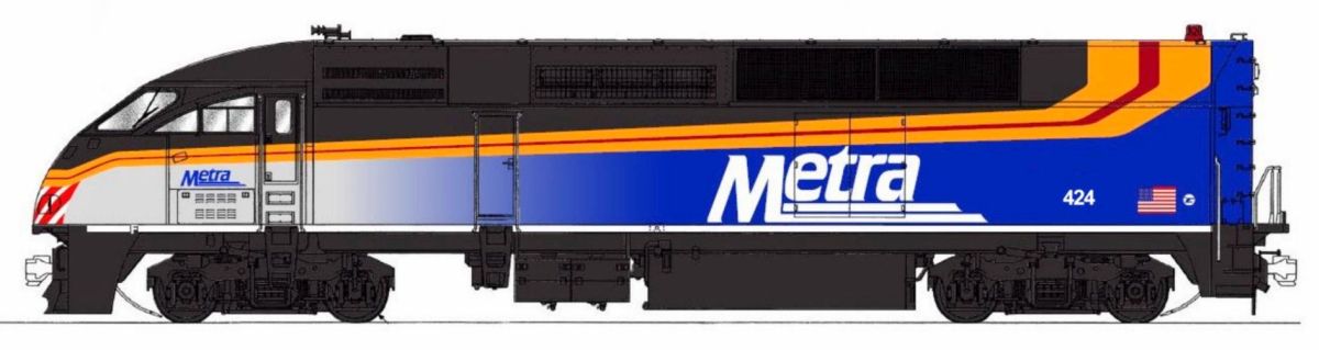 N MP36PH Diesel Metra #424