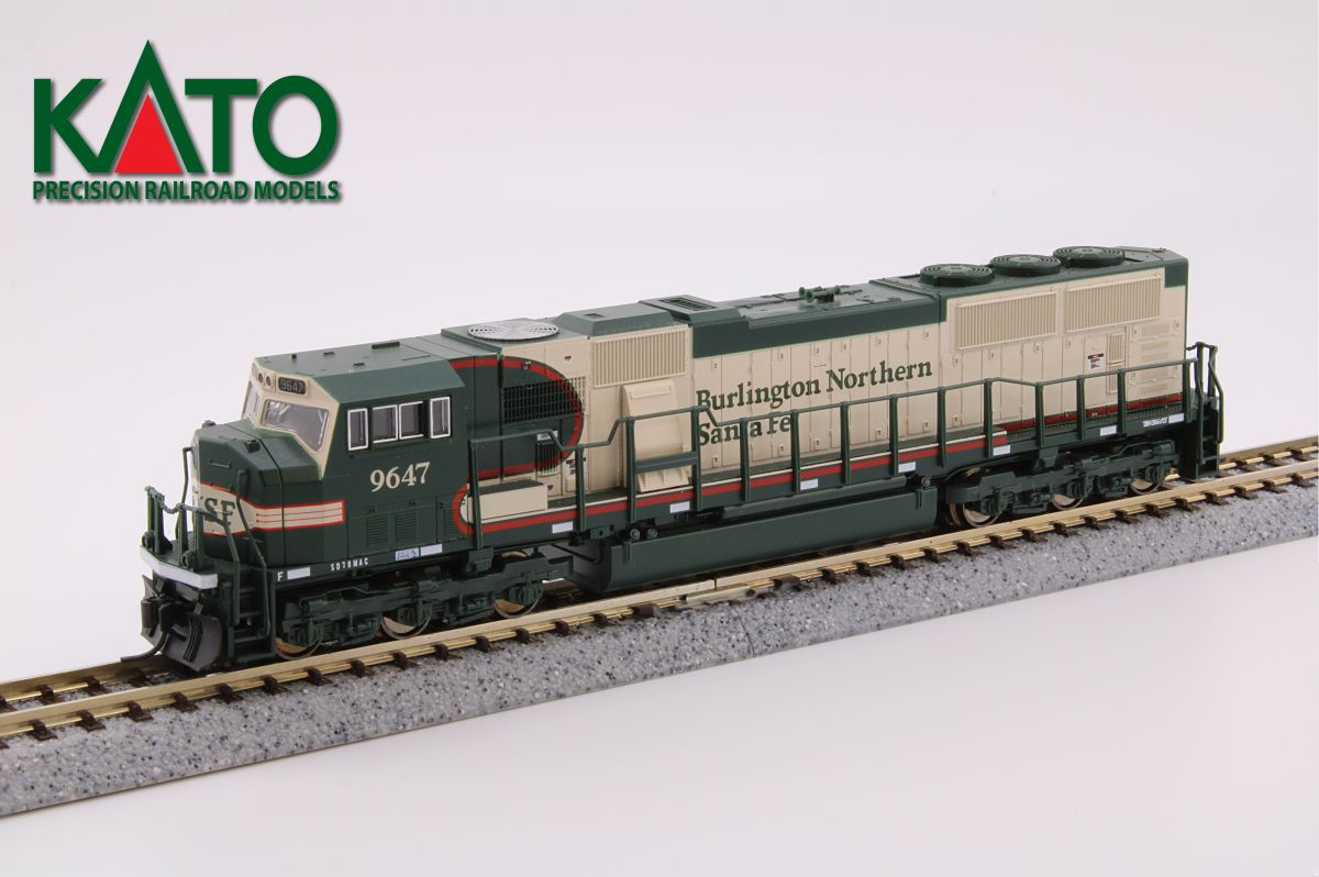 N SD70MAC Diesel BNSF #9647 Merger Scheme w/DCC Sound