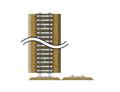 (HO) Concrete Tie Flexible Track 900mm (35 7/16'')