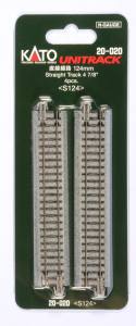 N 124mm Straight Track/4pc