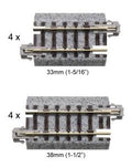 N Track Assortment B  1-1/2 (38mm) 1-5/16 (33mm)
