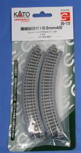 N R183-45 Curve Track/4pc