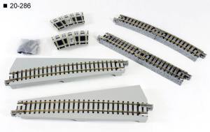 N Turntable Extension Curved Track Set