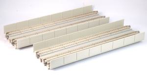 N 248mm Double Straight Viaduct/2pc