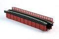 N Curved Deck Girder Bridge/Red 18-15/16R (481mm-15*)