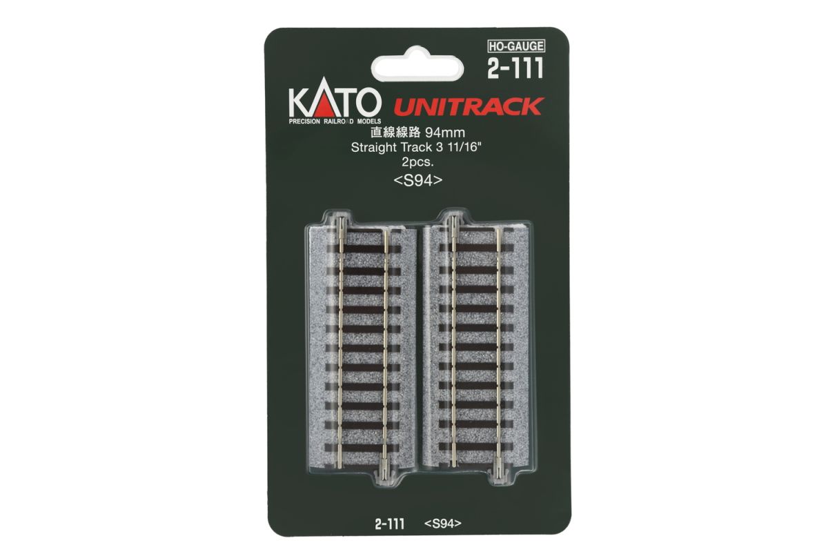 HO 94mm Straight Track/4pc