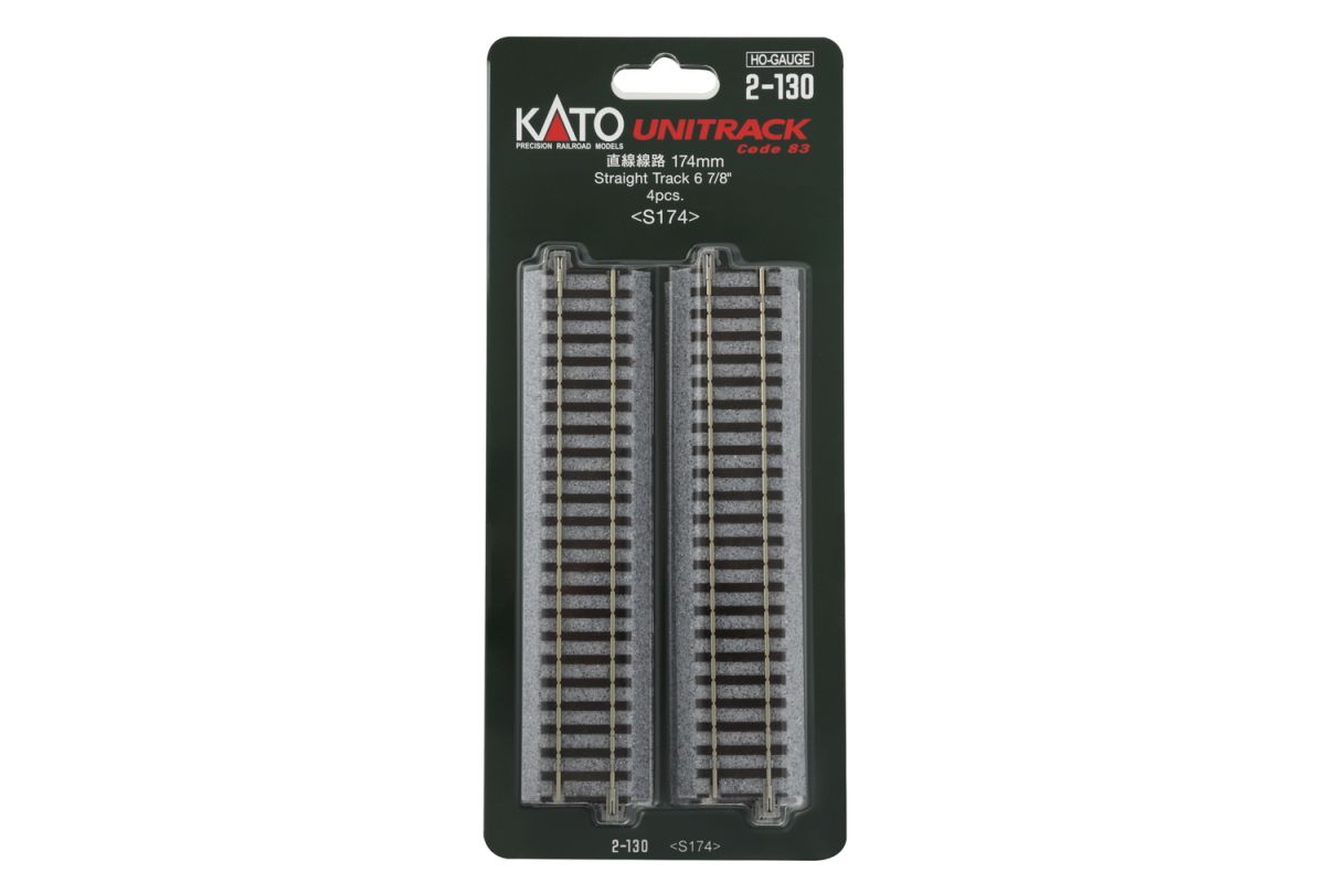HO 174mm Straight Track/4pc