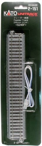 HO 246mm Feeder Track (Terminal)