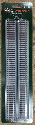 HO 369mm Straight Track/4pc