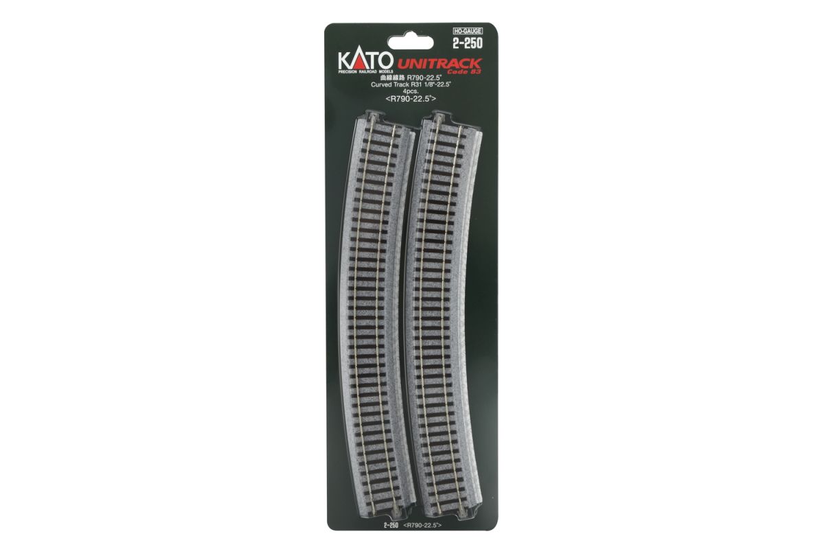 HO R790-22.5 Curve Track/4pc