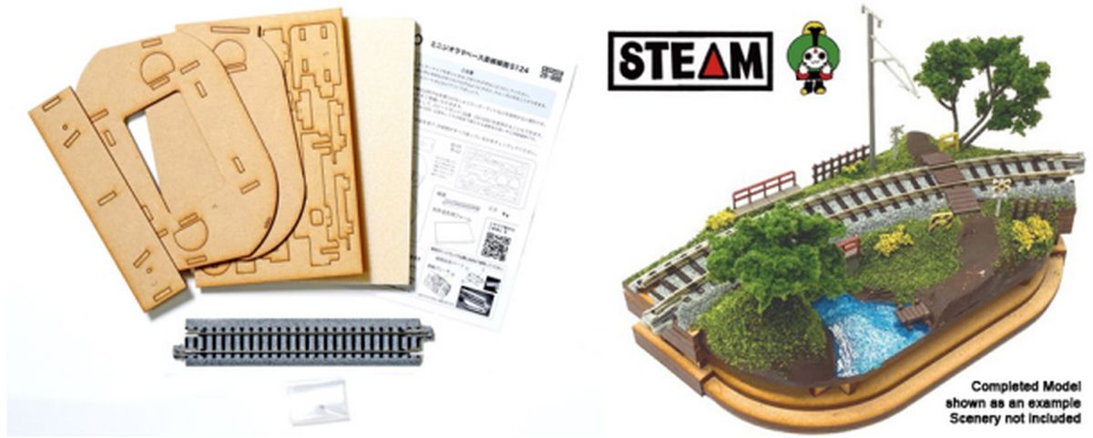 N Mini-Diorama Kit / 124mm Straight Track