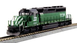 HO Unitrack Starter Set - SD40-2 Mid BN w/MAXI-IV