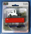 N Volvo Truck/wht w/40' CAI Container & Chassis