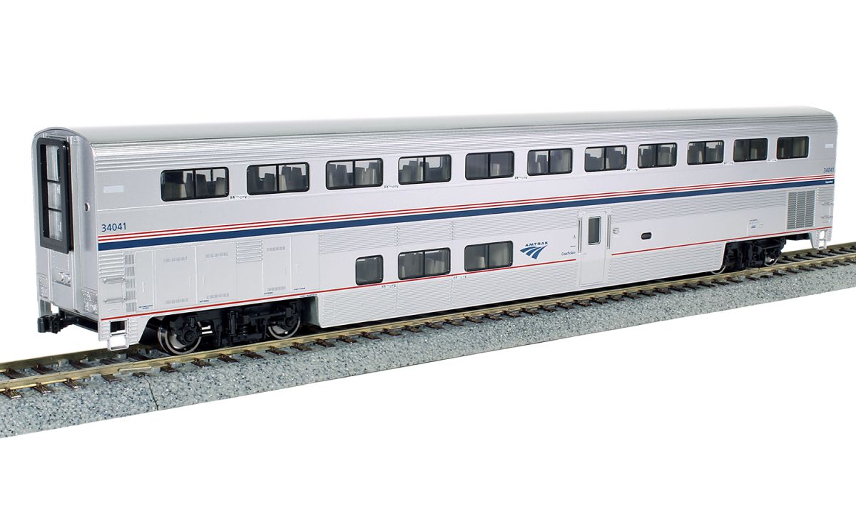 Amtrak Superliner I Coach Phase VI #34034 w/Lights