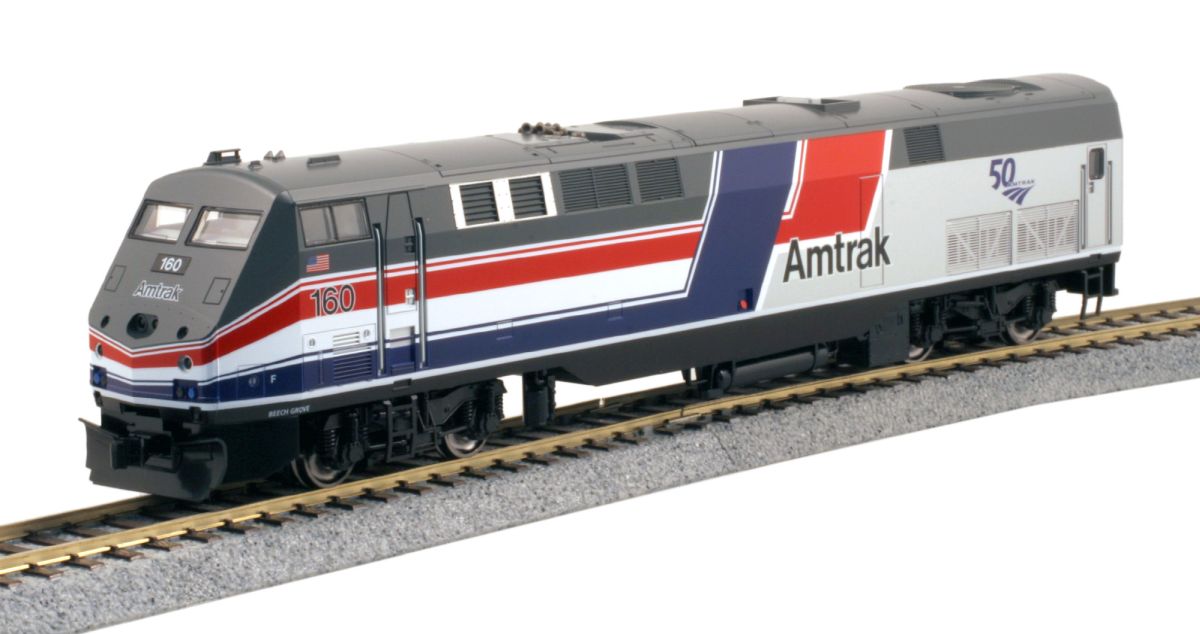 HO P42 Diesel Amtrak PhIII #160 w/50th Anniversay Logo