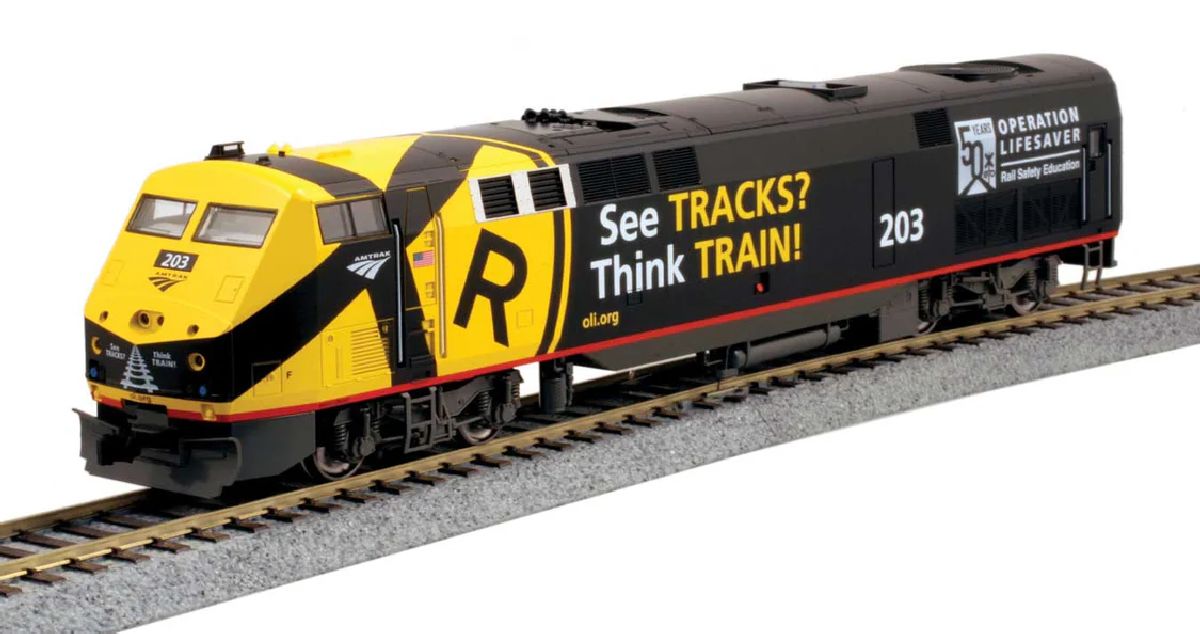 HO P42 Diesel Amtrak Operation Lifesaver #203
