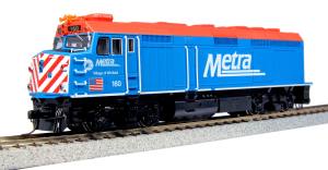 HO F40PH Diesel Chicago Metra #160/Village of Winfield