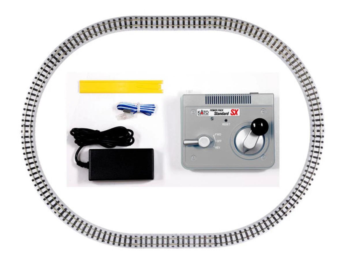 Narrow-Gauge UNITRACK Oval Track Set with Kato Power Pack St