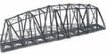 N BN18 Bowstring Truss Railway Bridge Gray