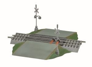 O RTR FasTrack Grade Crossing w/Flasher