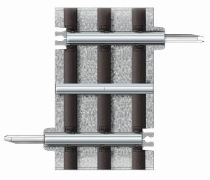 O RTR FasTrack 1-3/8'' Straight w/o Roadbed/24bx