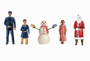 O RTR Polar Express Snowman & Children Figures/5pc