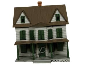 HO Haunted House - Built Up
