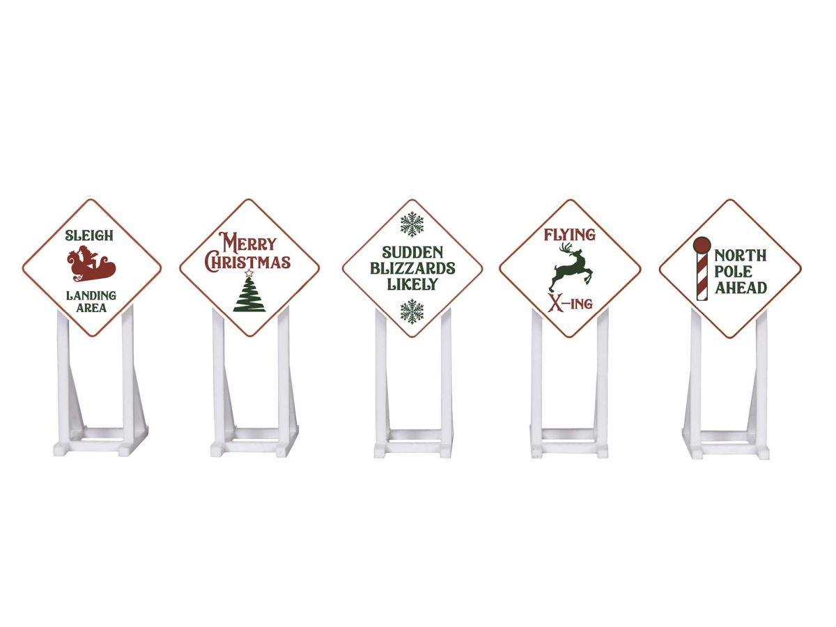 O RTR Christmas Signs/5pc
