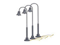 HO Lighted Gooseneck Lamps 3pk