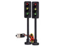 HO Lighted Traffic Light w/Switch 2pk