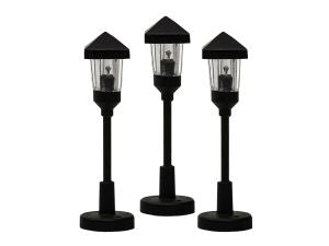 HO Gas Lamps - Clear (3 pack)