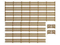 HO Picket Fence - Brown