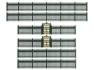 HO Iron Fence - Green