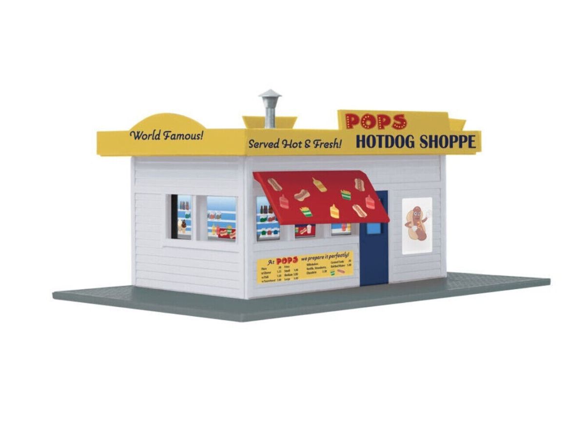 HO RTR Pops Hot Dog Shoppe Kit