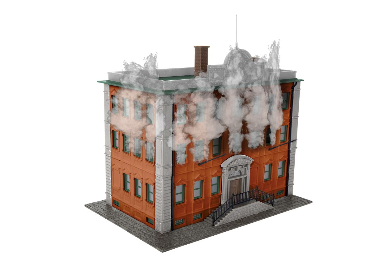 HO RTR On Fire Building Kit