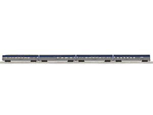 AF Streamlined Passenger Car NKP Road 4-Pack (not shown)