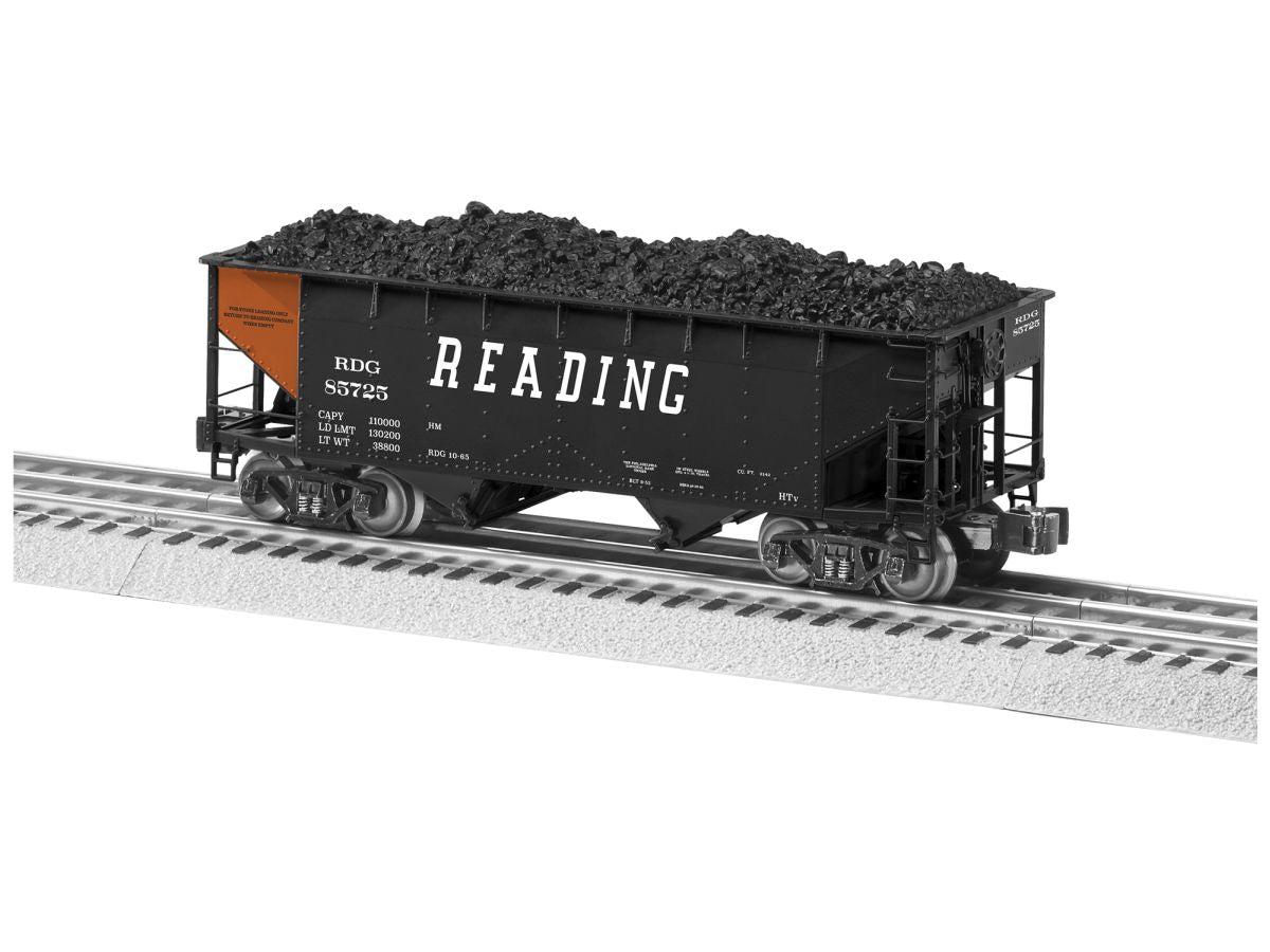 O Die-Cast AAR 2-Bay Hopper 2pk RDG