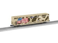O Illuminated Flag Boxcar UP Desert Victory