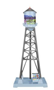 O RTR PEP Industrial Water Tower w/ Graffiti Decals