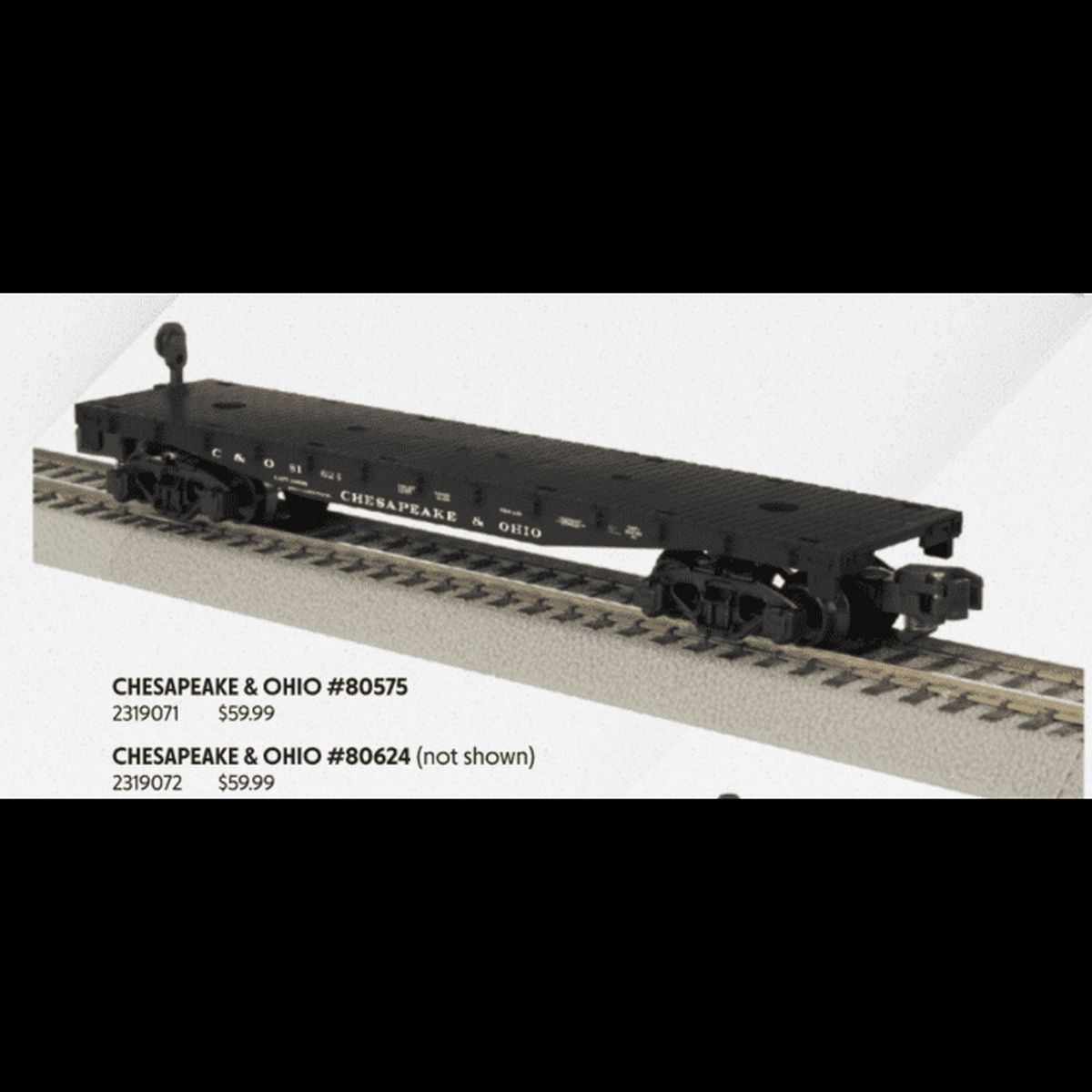 AF C&O Flatcar #80575