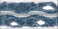 O RTR FasTrack Polar Express Ice Track O36 Curve 4pk