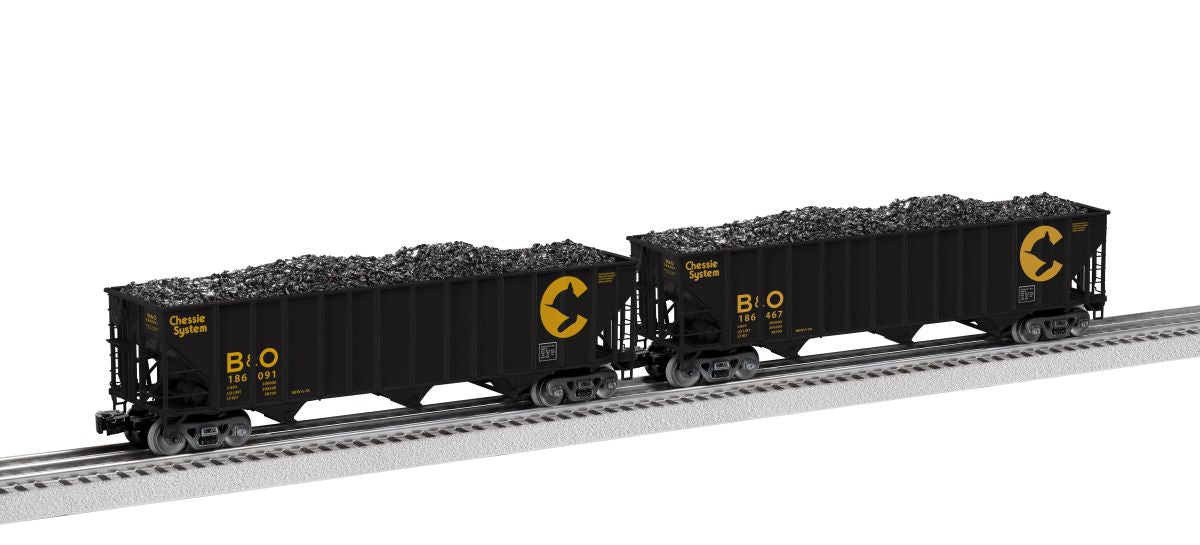O Chessie 100T Hopper 2 Pack (B&O)