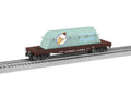 O RTR Lionelville Milk Flatcar w/Milk Container