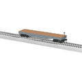 HO RTR Flatcar PRR #197918