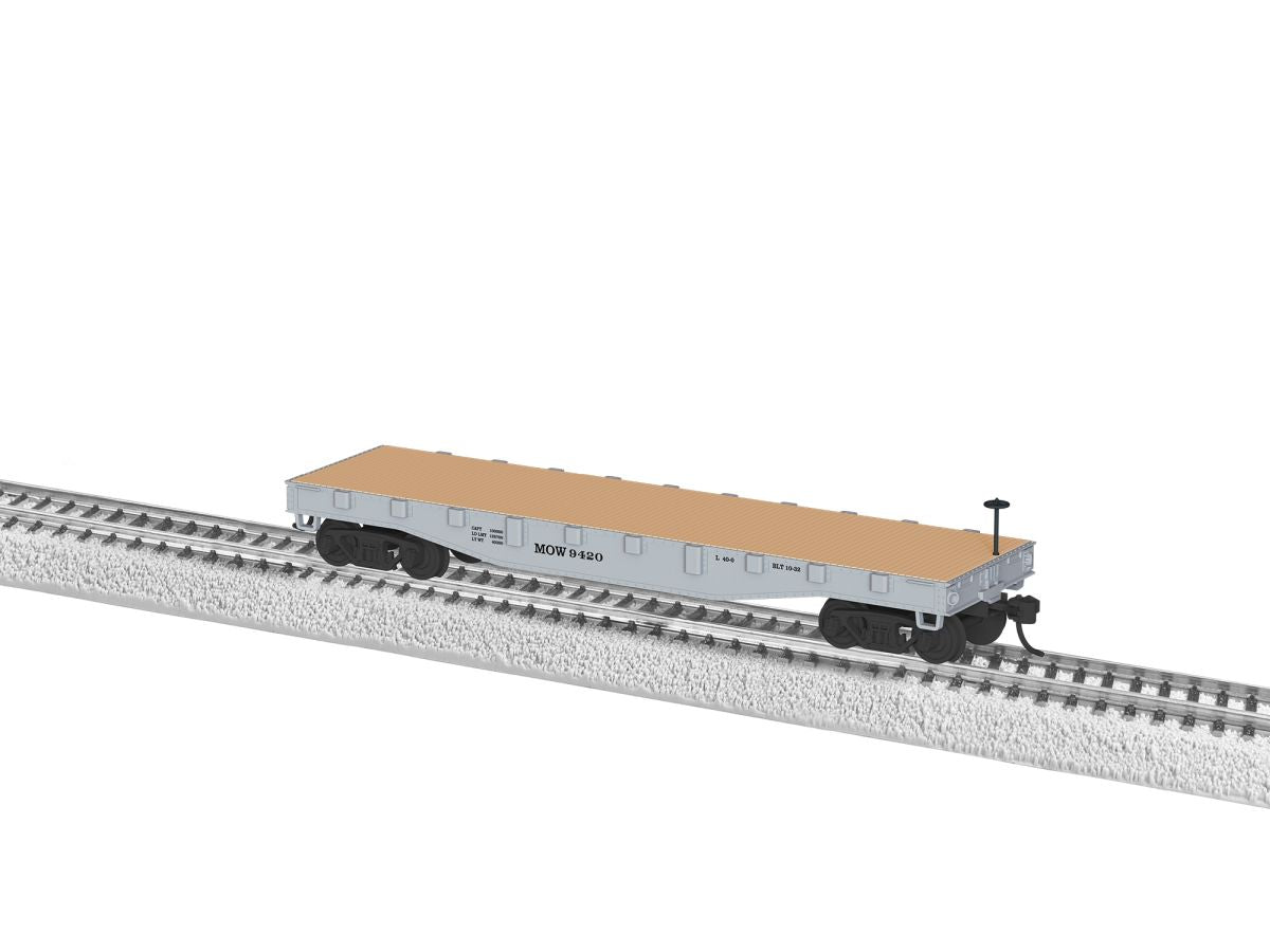 HO RTR Flatcar MOW #9420
