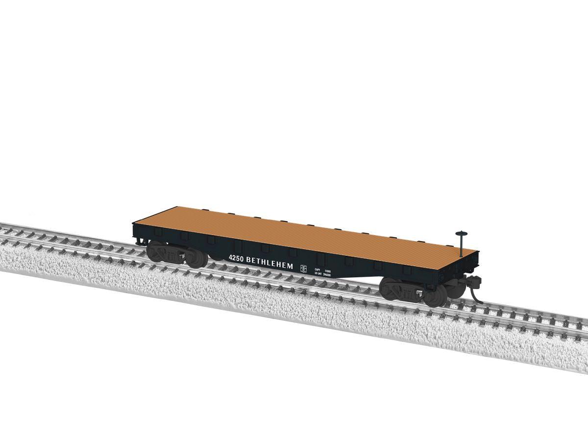 HO RTR Flatcar Bethlehem Steel #4250