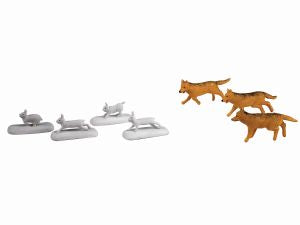 O RTR Polar Express Wolves & Rabbits/7pc