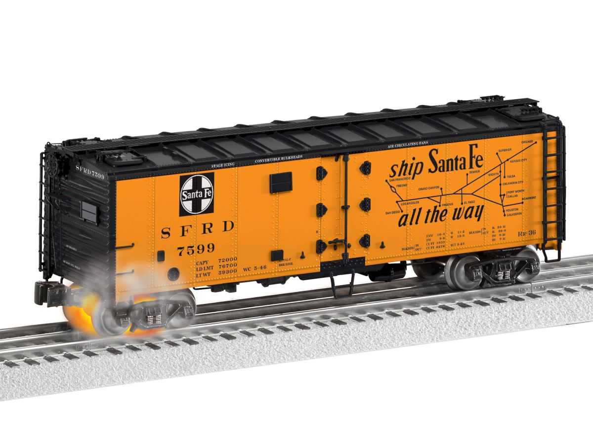 O ATSF Hotbox Reefer #7599