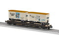 O ACME 50' TOFC Flatcar w/2 20' Trailers