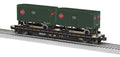O REA 50' TOFC Flatcar w/2 20' Trailers
